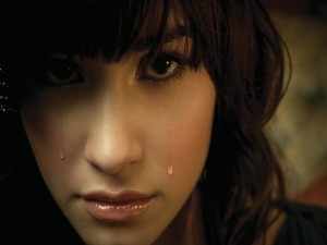 Las lágrimas de la bella Demi Lovato