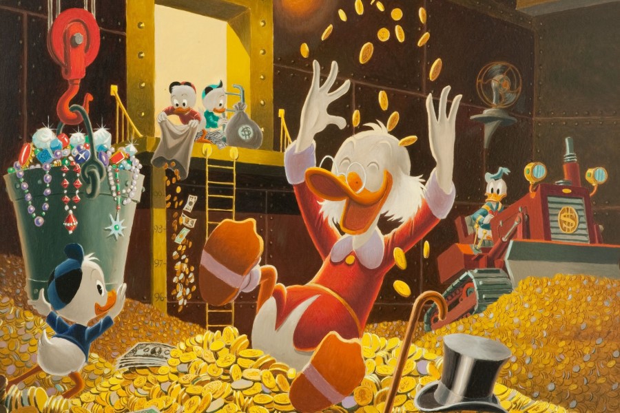 El Tio Gilito y el Pato Donald (El Pato más rico del mundo)
