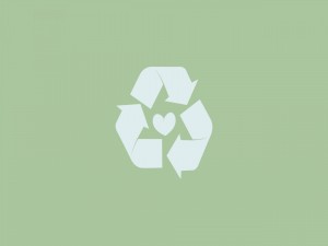 Logo que simboliza el proceso del reciclaje