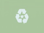 Logo que simboliza el proceso del reciclaje
