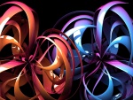 Flores abstractas en 3D