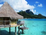 Complejo de bungalows en Bora Bora