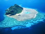 Vista de la isla Monuriki (Fiji)
