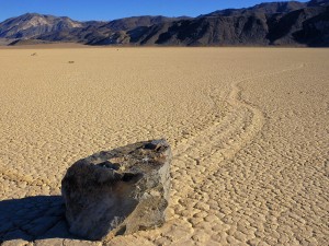 Postal: Racetrack Playa (Parque Nacional del Valle de la Muerte, California)