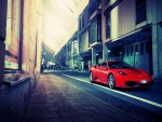 Ferrari F430 en una calle