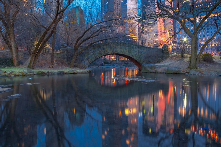 Puente en el Central Park (Nueva York)