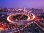 Puente Nanpu para cruzar el río Huangpu (China)