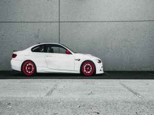 BMW M3 de color blanco