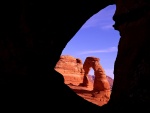 Vista de Delicate Arch (Parque Nacional de los Arcos, Utah)