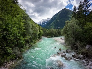 Río en el Parque Nacional del Triglav (Eslovenia)
