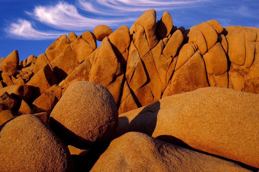 Rocas en el Parque nacional de Árboles de Josué (California)