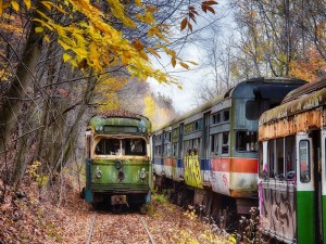 Trenes abandonados