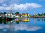 Barcos en la Bahía de Galway (Irlanda)