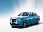 Rolls Royce de un bonito color azul