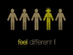 Sentirse diferente con música