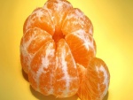 Gajos de una mandarina