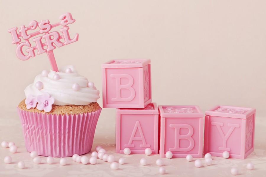 Cupcake para un festejo de bebé