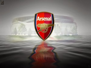 Escudo del Arsenal sobre el agua