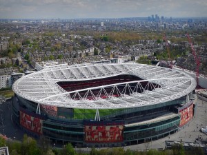 Postal: Vista del estadio del Arsenal