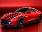 Aston Martin Vanquish de color rojo