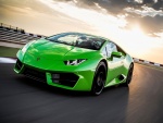 Lamborghini Huracán de color verde