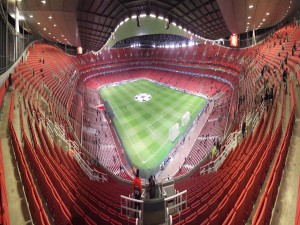 Vista superior del estadio del Arsenal