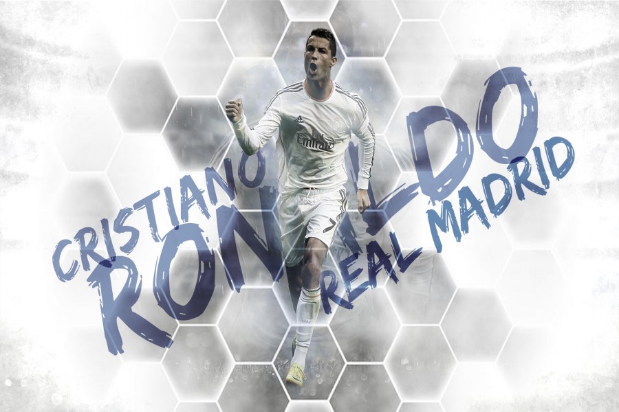 Cristiano Ronaldo jugando en el Real Madrid