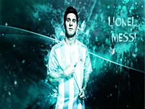 Lionel Messi con la camiseta de Argentina