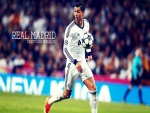 Cristiano Ronaldo jugando con el Real Madrid