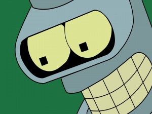 Bender, de la serie de dibujos animados "Futurama"