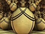 Imagen abstracta con varias esferas