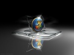 Logo de Windows 7 reflejado