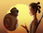 BB-8 y Rey (Star Wars: El despertar de la Fuerza)
