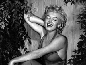 Marilyn Monroe sonriendo