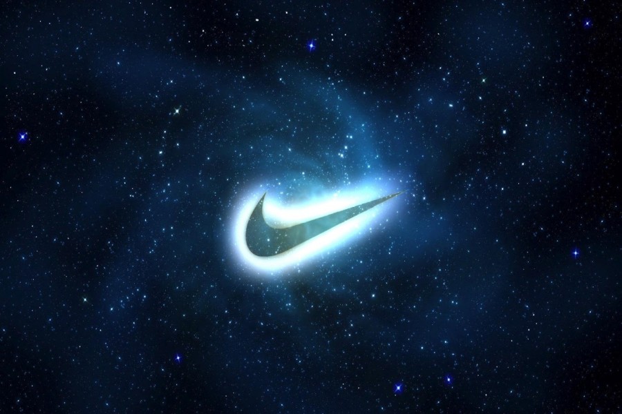 Logo brillante de Nike