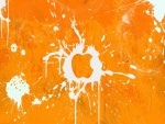 Logo de Apple en color naranja