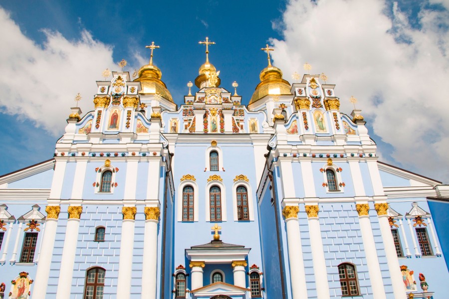 La Catedral de Santa Sofía, en Kiev (Ucrania)