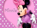 Minnie con un elegante vestido rosa