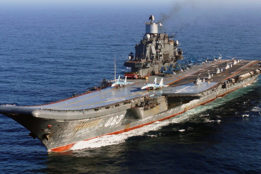 El portaaviones "Almirante Kuznetsov"